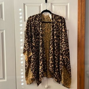 Animal print shawl/wrap. One size